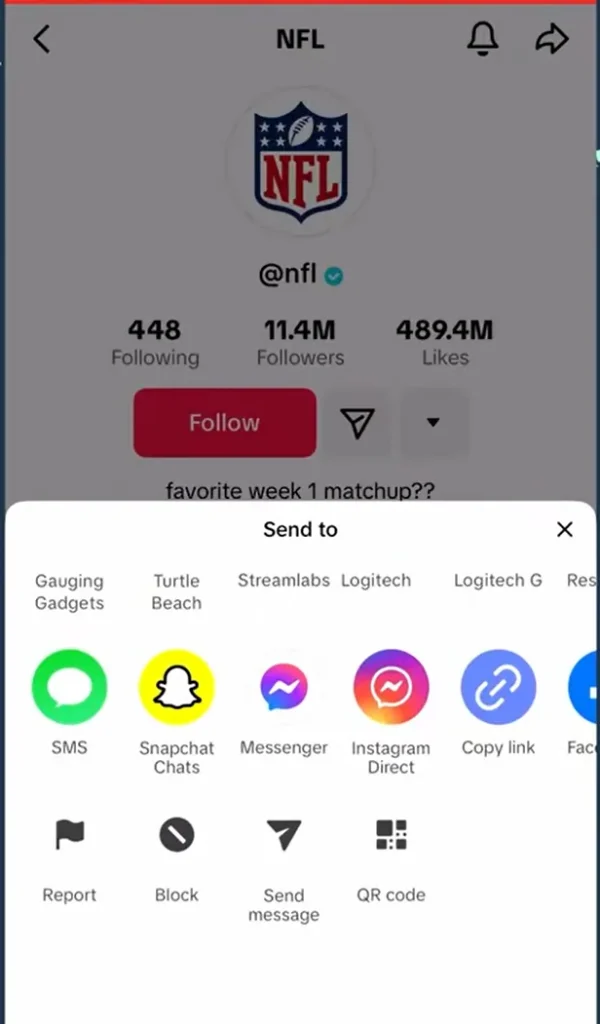 block user on tiktok through mobile app