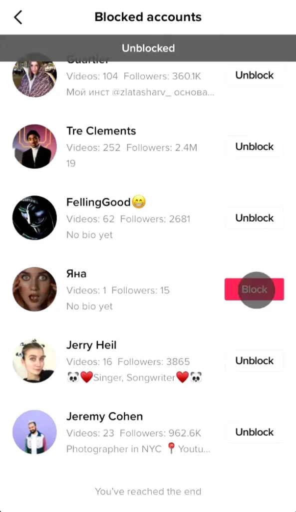 How to Unblock Someone on TikTok on iPhone